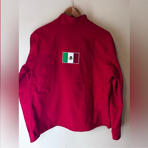 NWT Ariat Tek Classic Team Softshell Mexico Jacket Red Sizes S Western Cowgirl - Picture 8 of 10